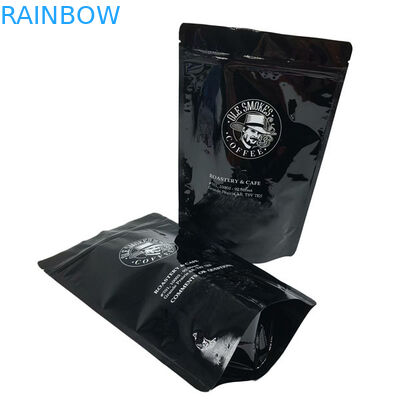 Ziplock мешок кофейных зерен зазубрины разрыва пластиковый упаковывая 100g 200g 250g 500g