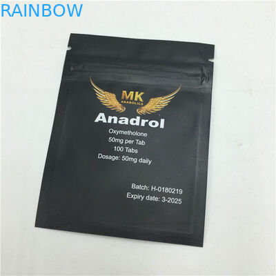 Упаковка пластиковых мешков закуски молнии штейновая напечатала 3 загерметизированного бортового