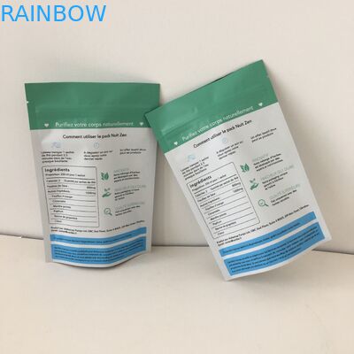 Напечатанная алюминиевая фольга стоит вверх сумка закуски молнии упаковывая цифров