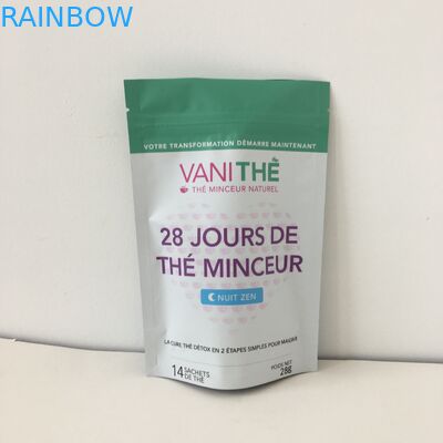 Напечатанная алюминиевая фольга стоит вверх сумка закуски молнии упаковывая цифров