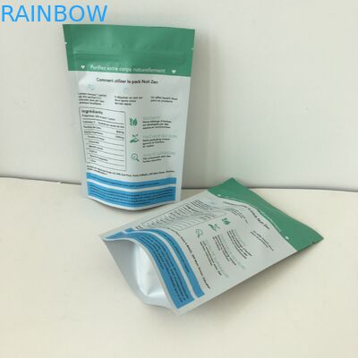 Напечатанная алюминиевая фольга стоит вверх сумка закуски молнии упаковывая цифров