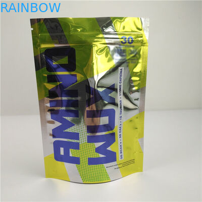 Мешки пластмассы замка застежка-молнии закуски лоснистые покрашенные упаковывая доказательство запаха