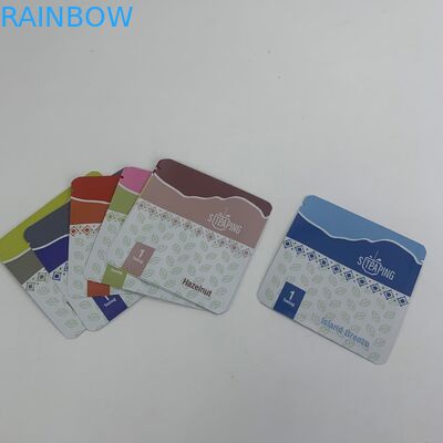 Сумка образца 5g 10g 20g сливк мини косметическая упаковывая подгоняла печать