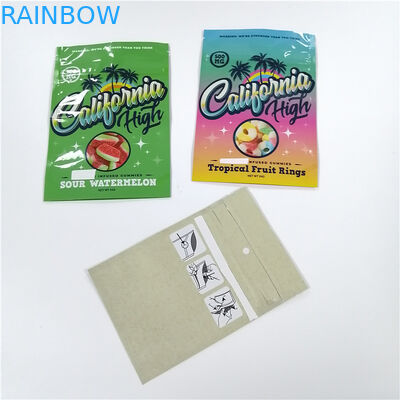 мешки съестного печенья доказательства запаха 3.5g 1oz изготовленные на заказ пластиковые для упаковки еды