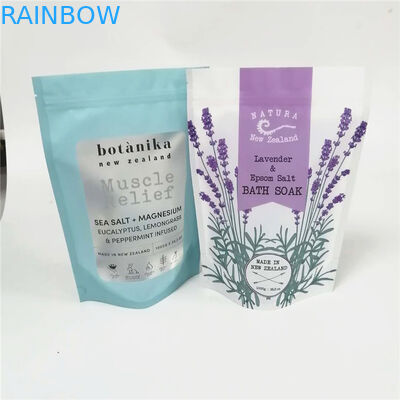 Мешки пластмассы соли моря океана упаковывая собственную личность стоя Resealable изготовленный на заказ логотип