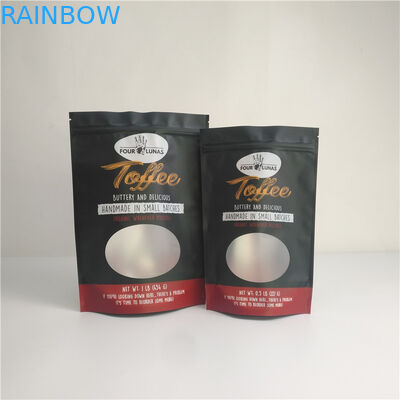 Напечатанное изготовленное на заказ прокатало съестную упаковку еды конфеты Mylar с окном