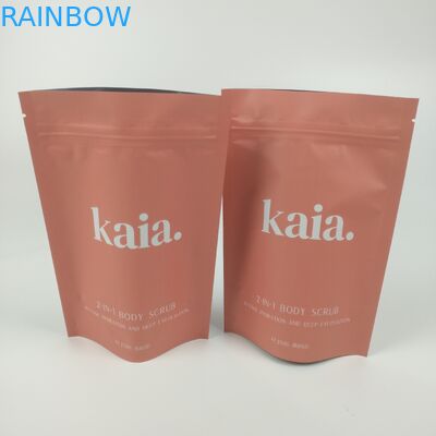 Косметическая стойка пластмассы вверх по сумке Matt барьера молнии закончила Resealable