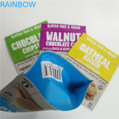 Помадки изготовленные на заказ пластиковые напечатанные цифров конфеты стоят вверх по мешкам с верхней частью молнии