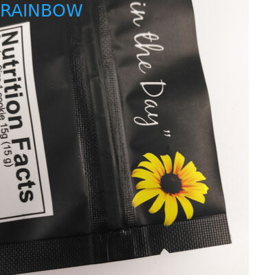 Пластиковое доказательство запаха сумки молнии алюминиевой фольги Mylar стоящее подгоняло напечатанный