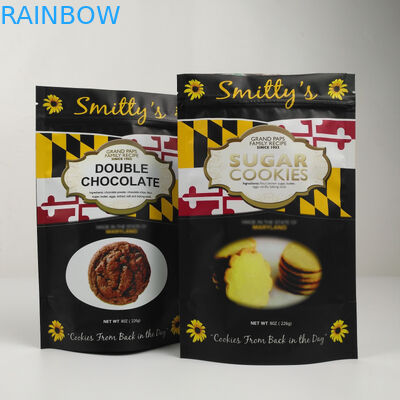 Пластиковое доказательство запаха сумки молнии алюминиевой фольги Mylar стоящее подгоняло напечатанный