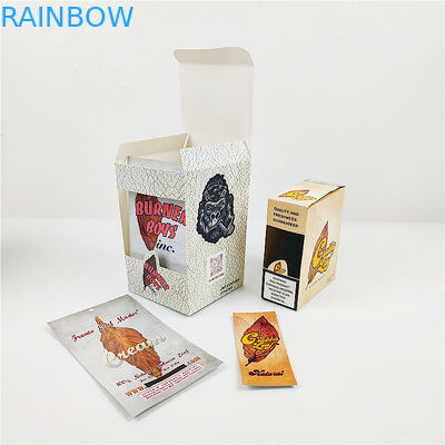 Подгонянная коробка напечатанная логотипом бумажная Grabba листает коробки Kraft бумажные для лист Grabba