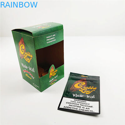 изготовленные на заказ напечатанные дисплея крышки лист grabba алюминиевой фольги коробки естественного упаковывая для коробки сигары шляп упаковывая