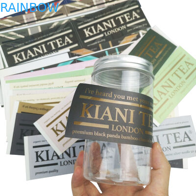 Уникальный подгонянный логотип слипчивой водоустойчивой бутылки с водой продукта питания стикера изготовленный на заказ напечатал стикер ярлыков