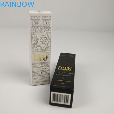 Изготовленный на заказ логотип напечатал коробку прямоугольной лоснистой складной косметики бумажную упаковывая для бутылок заботы кожи сыворотки сути духов