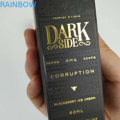 Изготовленный на заказ логотип напечатал коробку прямоугольной лоснистой складной косметики бумажную упаковывая для бутылок заботы кожи сыворотки сути духов