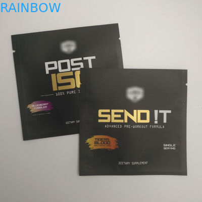 Золото напечатало косметическую загерметизированную жару закуски пластмассы алюминиевой фольги саше размера сумки небольшую - сумки уплотнения уплотнения 3 бортовые