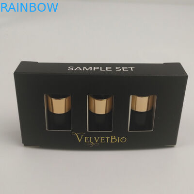 Картона трубки изготовленного на заказ сусального золота логотипа УЛЬТРАФИОЛЕТОВАЯ напечатанная коробка прямоугольного косметическая бумажная упаковывая для заботы кожи сыворотки сути