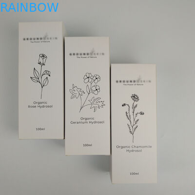 Напечатанные бумажные упаковывая косметики бумаги сливк коробки упаковывая коробки со штемпелевать коробку бумаги Skincare макияжа 60ml 30ml