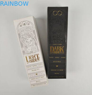 Изготовленная на заказ оптовая складная небольшая черная роскошная горячая штемпелюя коробка подарка сусального золота косметическая упаковывая бумажная