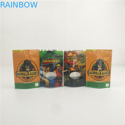 Запахните сумками Mylar доказательства для сумок алюминиевой фольги конфеты с семенами окна стойте вверх по мешку