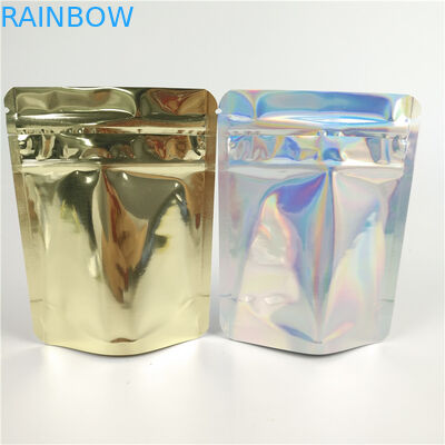 Сумка пластиковое CMYK доказательства запаха SGS 200g Ziplock с окном