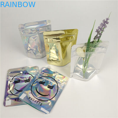 Сумка пластиковое CMYK доказательства запаха SGS 200g Ziplock с окном