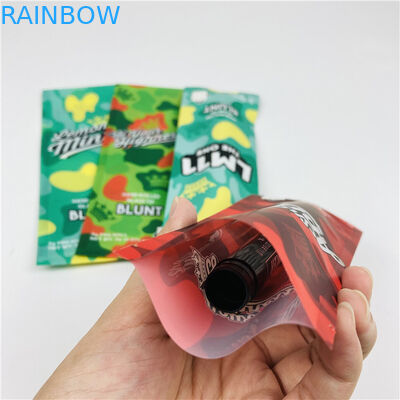Низкая сигара пеньки MOQ изготовленная на заказ напечатанная создавая программу-оболочку застежка-молния Mylar кладет упаковку в мешки мешка табака Grabba