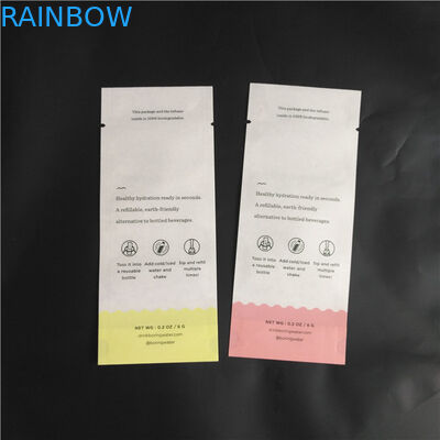 Упаковка специи порошка еды PLA Kraft друга Eco Biodegradable бумажная составная кладет 3 бортовых мешка в мешки уплотнения