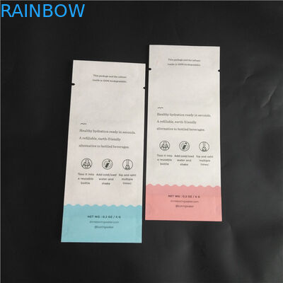 Упаковка специи порошка еды PLA Kraft друга Eco Biodegradable бумажная составная кладет 3 бортовых мешка в мешки уплотнения