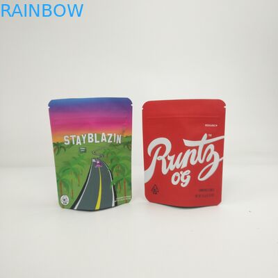 Печенья свободного образца 3.5g 7g 14g 28g 1pound стоят вверх сумки для помоха Runtz Kush конопли пеньки CBD