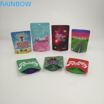 Подгонянные печенья логотипа 3.5g 7g 14g 28g 1pound стоят вверх сумки для коноплей Runtz травы CBD помоха Kush