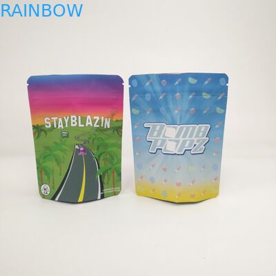 Подгонянные печенья логотипа 3.5g 7g 14g 28g 1pound стоят вверх сумки для коноплей Runtz травы CBD помоха Kush