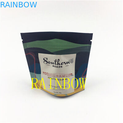 Изготовленные на заказ напечатанные edibles печенья цветка 3.5g 7g высушенные 28g упаковывая сумки мешка семени mylar доказательства запаха