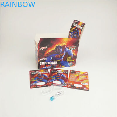 Штемпелевать карт бумаги волдыря платины носорога 10k горячий для мужской капсулы повышения