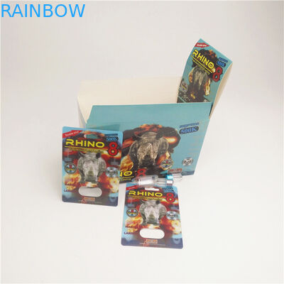 сексуальные карты бумаги волдыря таблеток 90mic для большой винной бутылки носорога