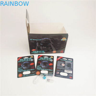 сексуальные карты бумаги волдыря таблеток 90mic для большой винной бутылки носорога