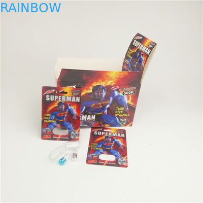 Повышение карты волдыря карты 200mic 500K 3D таблеток 3D носорога 8 мужское