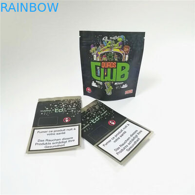 Сумка CMYK 120mic молнии фольги SGS 14g 28g Mylar Childproof