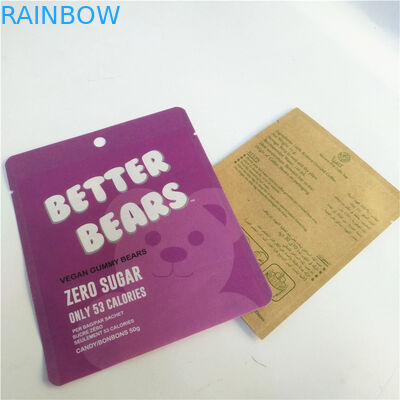 Сумка Cmyk плоской закуски VMPET 1.2C NY 1.5C упаковывая для конфеты печенья