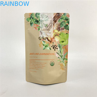 Cmyk 1.2C MPET стоит вверх PA мешка 1.5C молнии для чая/кофе