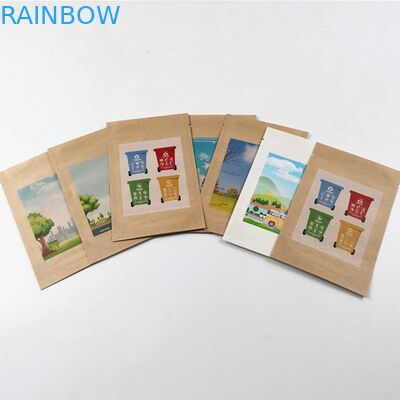 PLA сумки бумаги плода SGS MOPP 50mic кукурузного крахмала упаковывая выровнялся