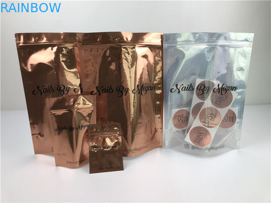 ясности SGS сумки фольги одежды 120mic MOPP CMYK сумка Mylar пластиковой Ziplock