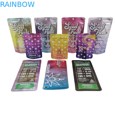Конфета Edibles сумки 500mg VMPET Mylar детей SGS 120mic MOPP устойчивая