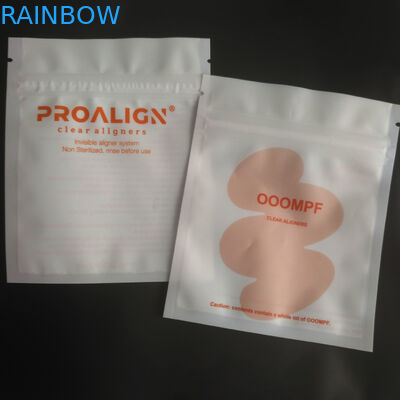 Замка застежка-молнии MOPP Vmpet ISO Aligners штейновых зубов пластикового упаковывая ясный