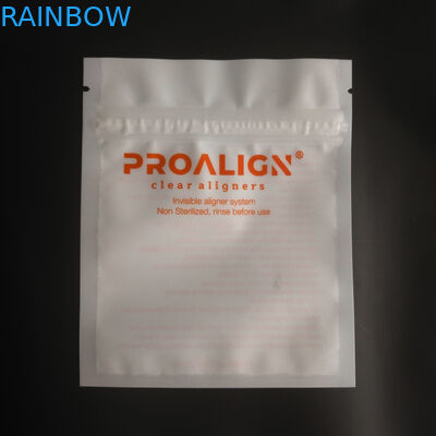 Замка застежка-молнии MOPP Vmpet ISO Aligners штейновых зубов пластикового упаковывая ясный