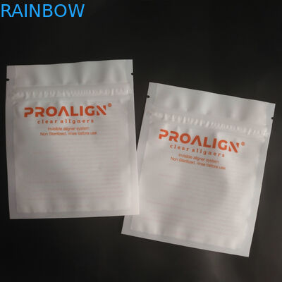 Замка застежка-молнии MOPP Vmpet ISO Aligners штейновых зубов пластикового упаковывая ясный