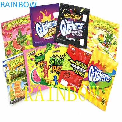 фольга 100mic VMPET CMYK плоская Mylar кладет мешок в мешки Edibles конфеты 120x150mm упаковывая