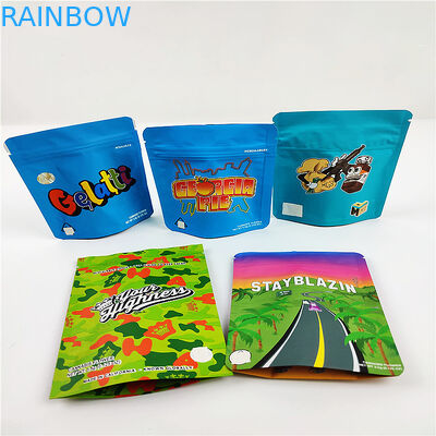 Мешки сумки 3.5g CBD Mylar доказательства запаха печенья FSC BSCI CMYK упаковывая