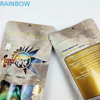 Мешки сумки 3.5g CBD Mylar доказательства запаха печенья FSC BSCI CMYK упаковывая