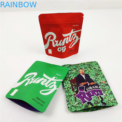 Доказательство запаха SGS 100mic CMYK Biodegradable кладет Resealable VMPET в мешки MOPP